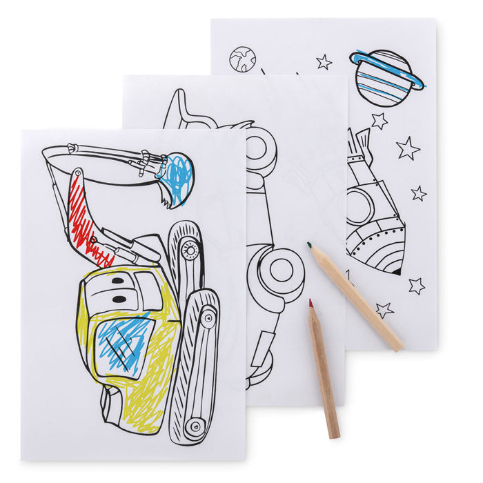 FOLDER2 GO - Set de 6 lápices para colorear