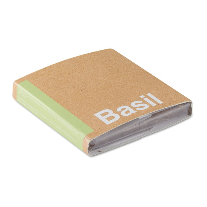 BASIL - Bolsa de semillas de albahaca - Regalos Corporativos Personalizados · Clap Comunicacion