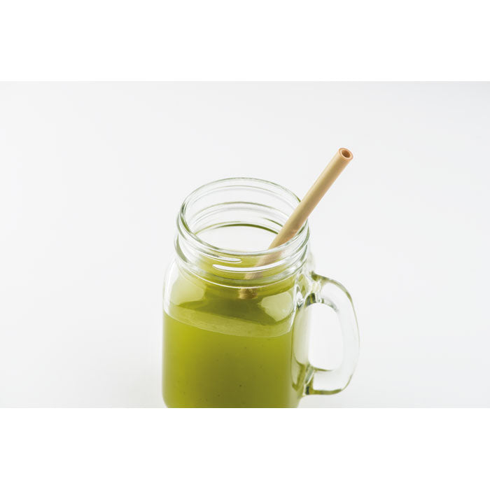 NATURAL STRAW - Pajita bambú cepillo funda
