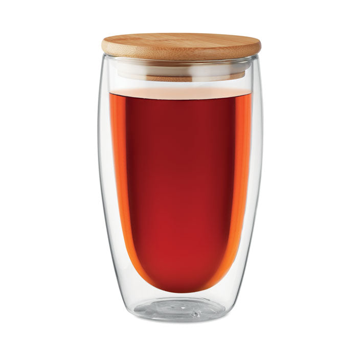 TIRANA LARGE - Vaso cristal doble capa 450 ml