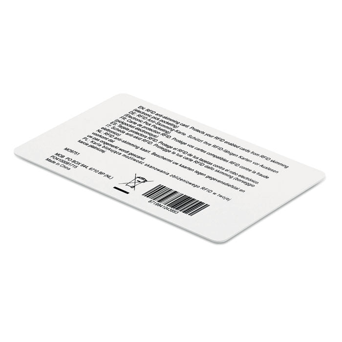 CUSTOS - Tarjeta RFID