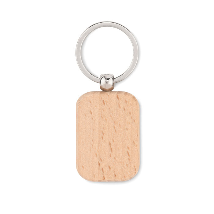 POTY WOOD - Llavero rectangular
