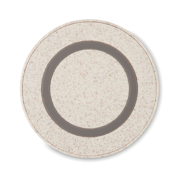 PLATO+ - Cargador inalámbrico paja trigo