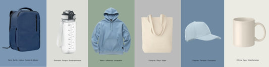 Varios objetos promocionales