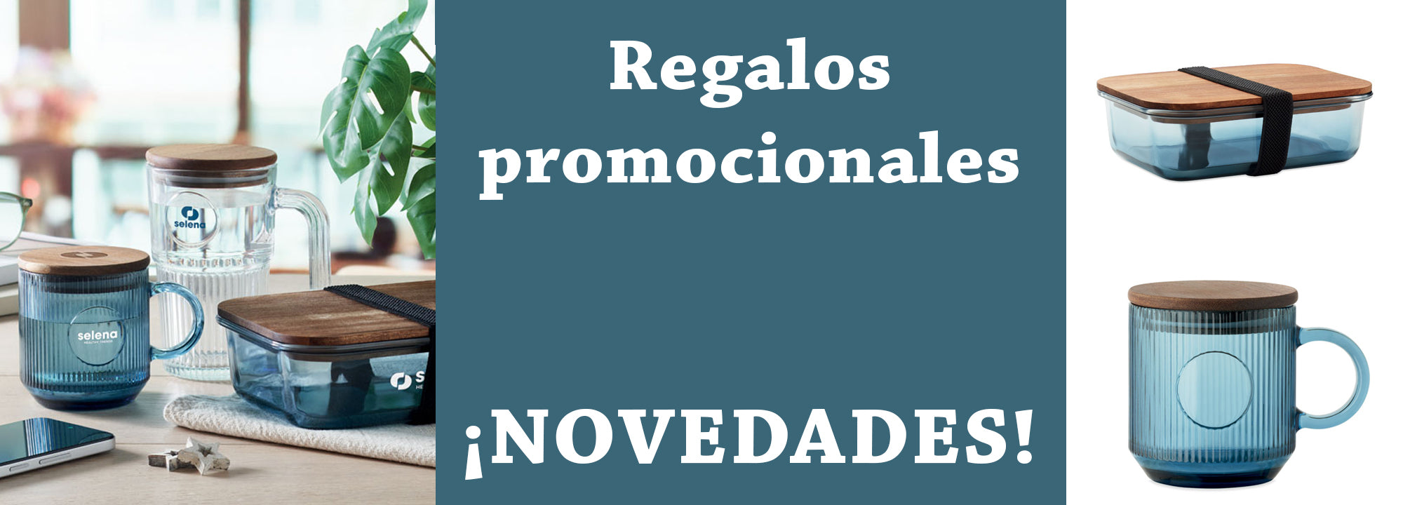 Banner con productos promocionales nuevos