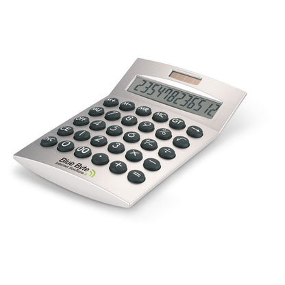 Calculadora de 10 teclas solar plata