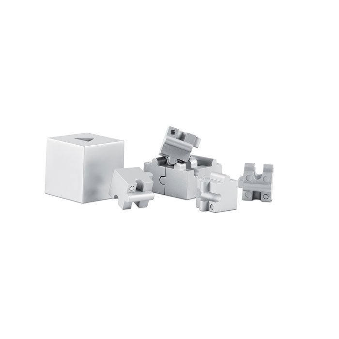 KUBZLE - Puzzle 3D metálico y magnético - Regalos Corporativos Personalizados · Clap Comunicacion