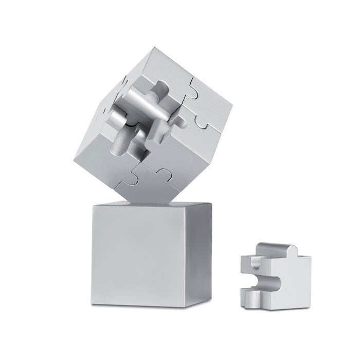 KUBZLE - Puzzle 3D metálico y magnético - Regalos Corporativos Personalizados · Clap Comunicacion
