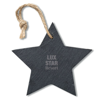 Estrella decorativa ligera como adorno navideño