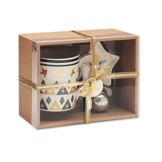 UNIQUE - Taza, plato y filtro en caja