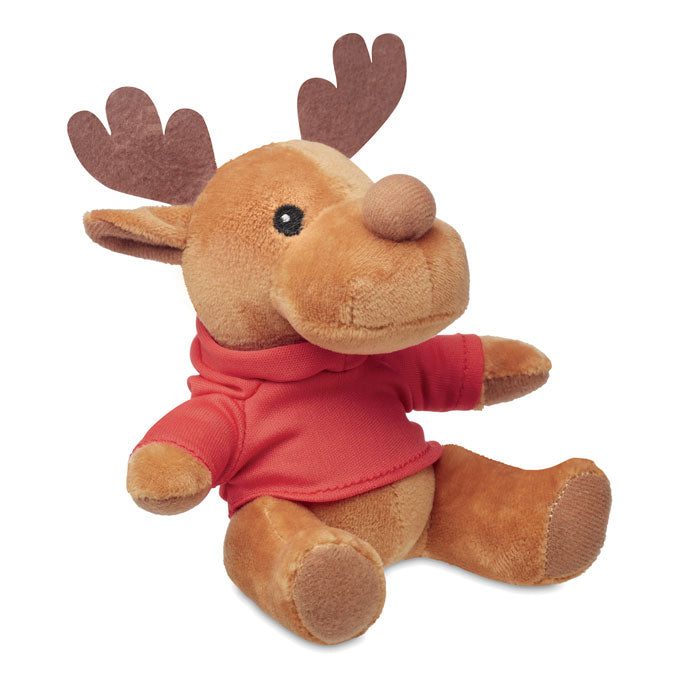 RUDOLPH - Reno de peluche con capucha - Regalos Corporativos Personalizados · Clap Comunicacion