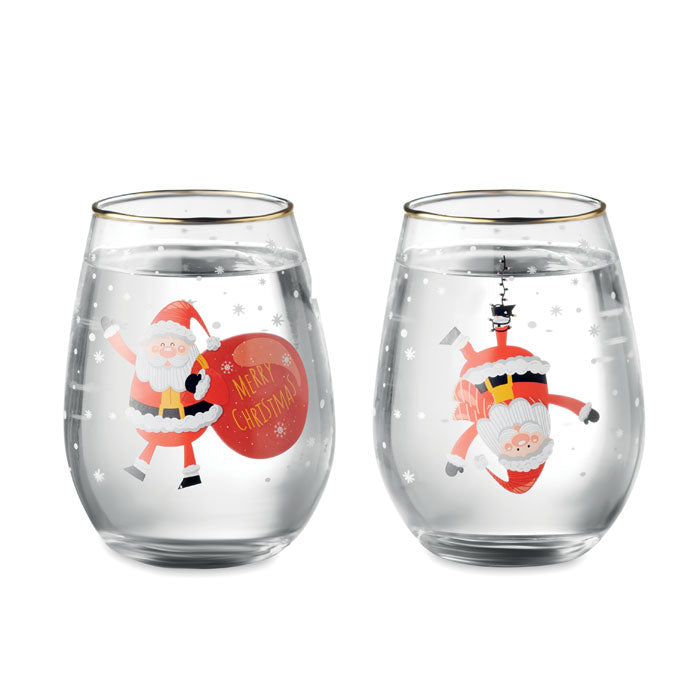 NOEL - Set de 2 vasos de Navidad - Regalos Corporativos Personalizados · Clap Comunicacion