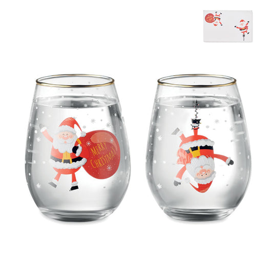 NOEL - Set de 2 vasos de Navidad - Regalos Corporativos Personalizados · Clap Comunicacion