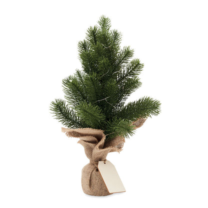 Árbol pequeño decorativo con base de yute natural