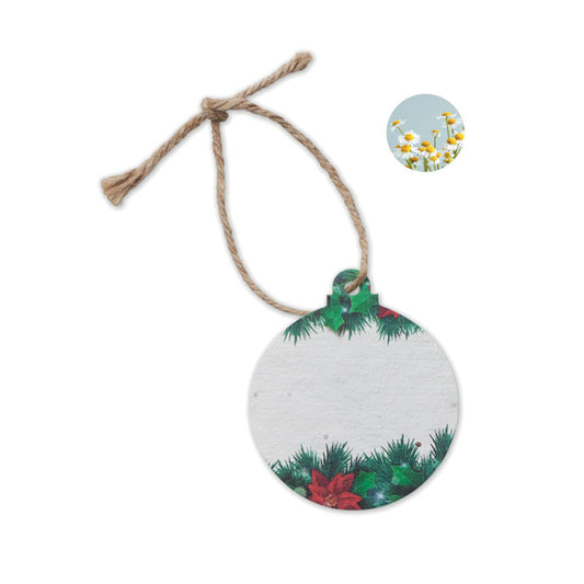 BAUSEED - Adorno navideño papel semillas
