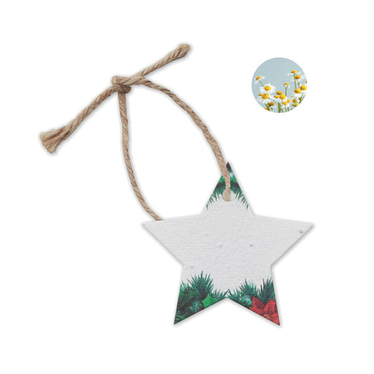 STARSEED - Adorno navideño papel semillas