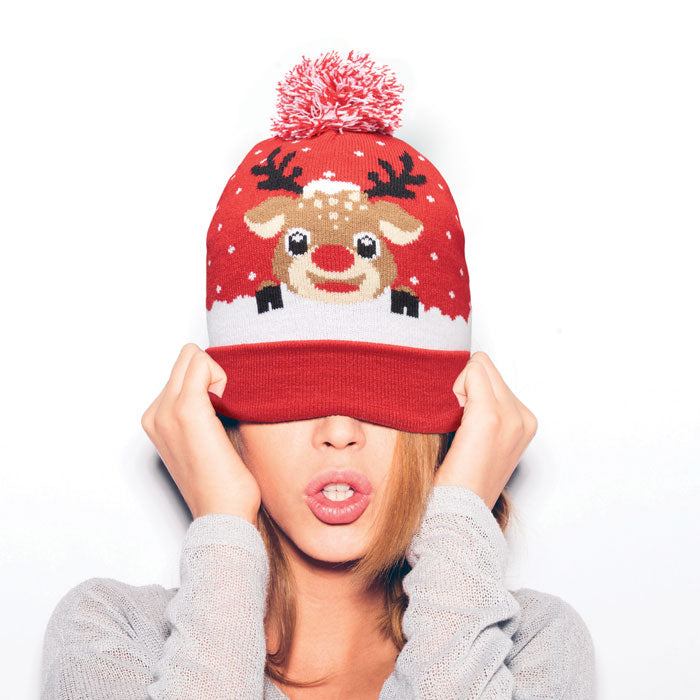 SHIMAS HAT - Gorro de punto navideño - Regalos Corporativos Personalizados · Clap Comunicacion