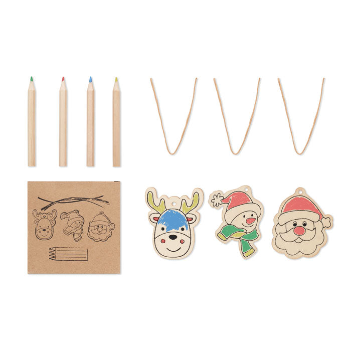 FUNCOOL - Set adornos madera y dibujar