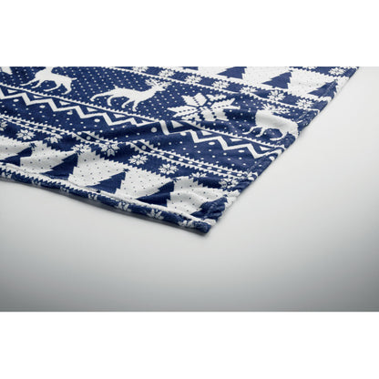 Manta polar de invierno con acabado suave