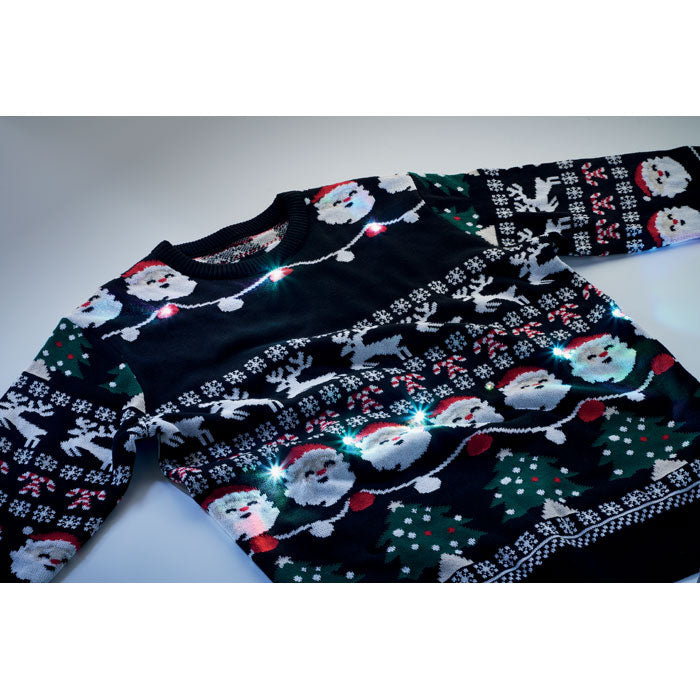 SHAMIS LARGE - Jersey Navidad luz LED L/XL - Regalos Corporativos Personalizados · Clap Comunicacion