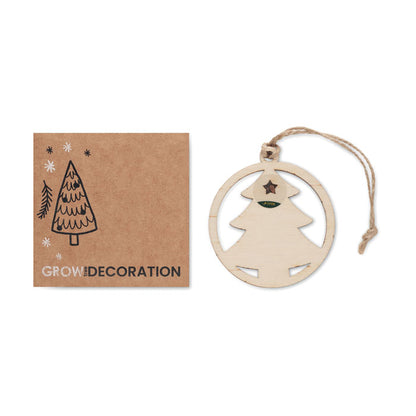 Colgador de madera en forma de árbol con cordón de yute