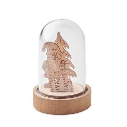 Adorno navideño LED con carcasa de MDF y PET