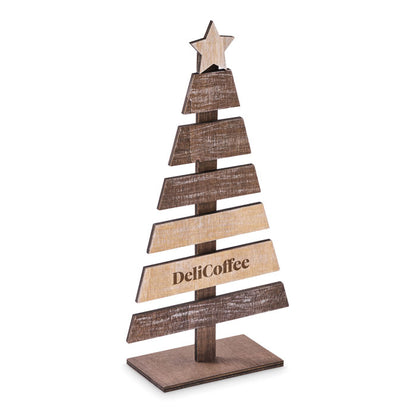 Árbol de navidad de sobremesa fabricado en madera