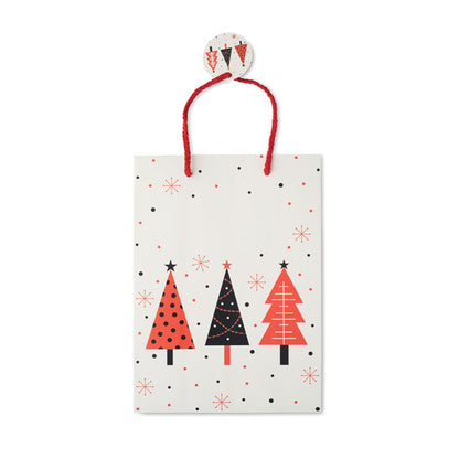 Bolsa FSC mediana color kraft con asas retorcidas