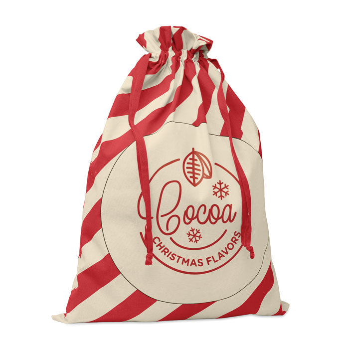 LAUKKU - Bolsa grande algodón Papá Noel