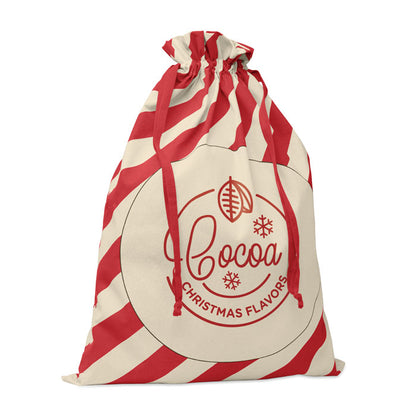 Bolsa ecológica de algodón con cierre de cuerdas