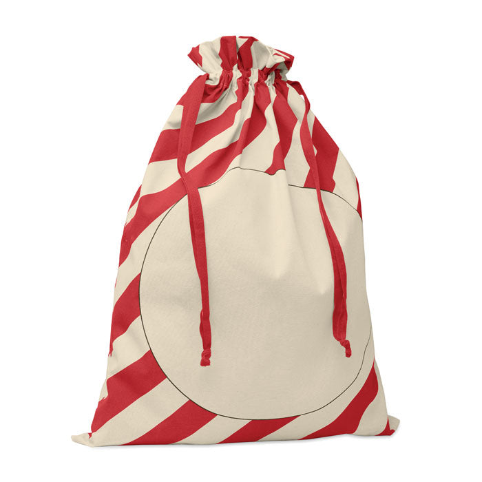 LAUKKU - Bolsa grande algodón Papá Noel