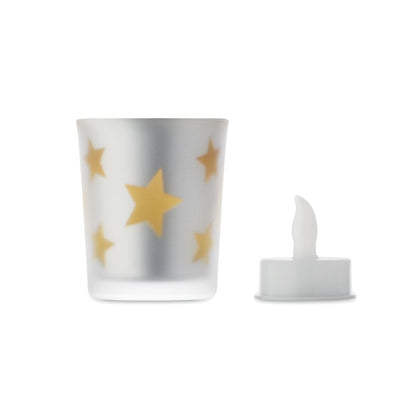 Velaecológica de PP con soporte de cristal