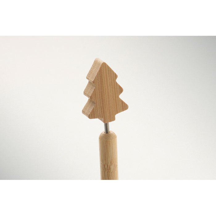 CHRISPEN - Bolígrafo bambú árbol Navidad