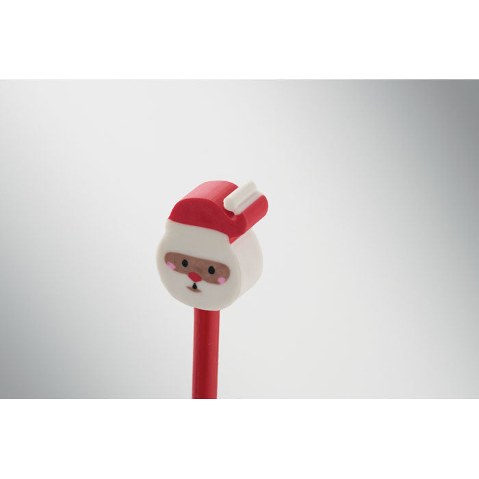CLAUS - Lápiz Navidad goma de borrar