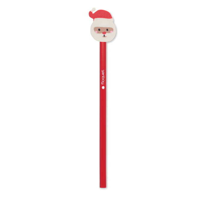 CLAUS - Lápiz Navidad goma de borrar
