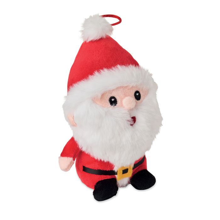 GLEEFUL - Peluche de Papá Noel suave y decorativo, ideal para colgar en cualquier espacio.