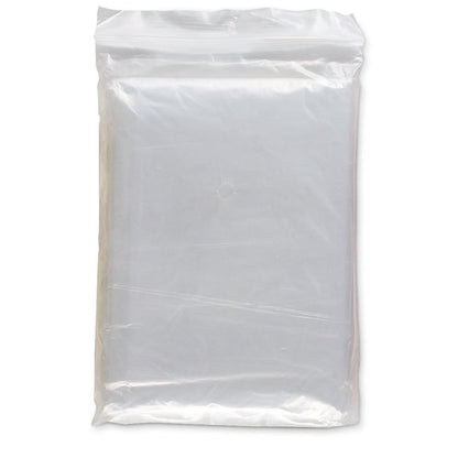 Poncho impermeable de plástico transparente y plegable