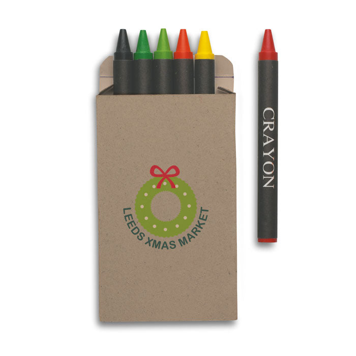 BRABO - Estuche 6 lápices de cera - Regalos Corporativos Personalizados · Clap Comunicacion