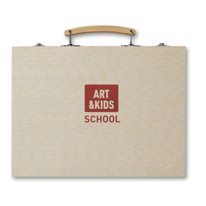 GENIO - Set pinturas en caja de madera - Regalos Corporativos Personalizados · Clap Comunicacion