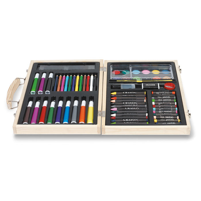 GENIO - Set pinturas en caja de madera - Regalos Corporativos Personalizados · Clap Comunicacion
