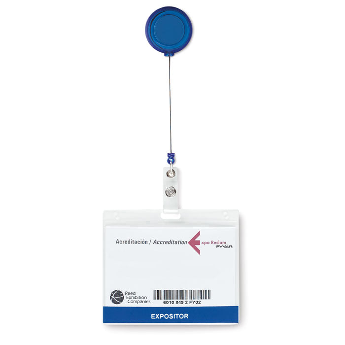 LADES - Insignia con clip transparente - Regalos Corporativos Personalizados · Clap Comunicacion