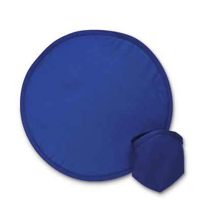 Disco volador plegable azul con funda