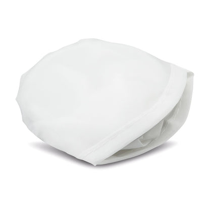 Frisbee blanco plegado dentro de su funda