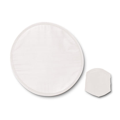 Disco volador plegable blanco con funda