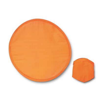 Frisbee naranja de poliéster plegable 