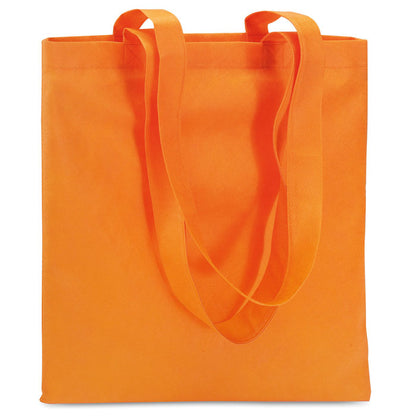 Bolsa de la compra de non woven azul de asas largas
