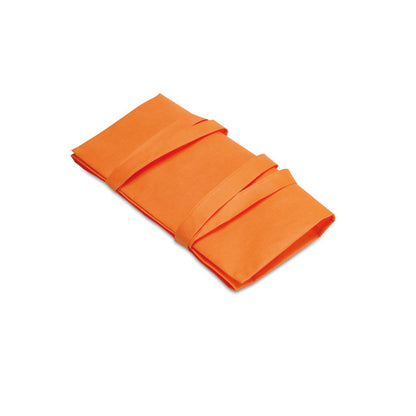 Bolsa naranja de non woven con asas largas