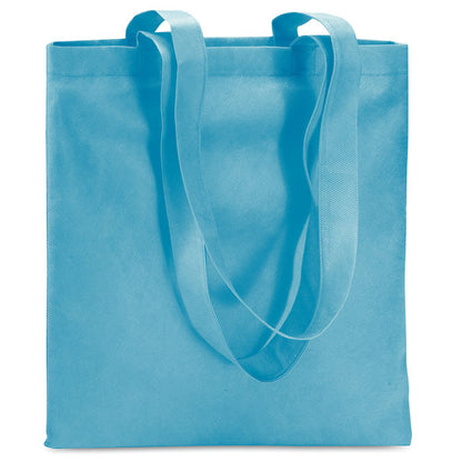 Bolsa de la compra de non woven blanca de asas largas