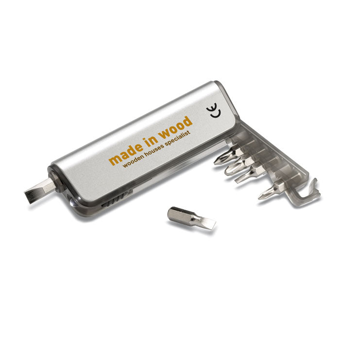 ALUTOOL - Set de herramientas y linterna - Regalos Corporativos Personalizados · Clap Comunicacion