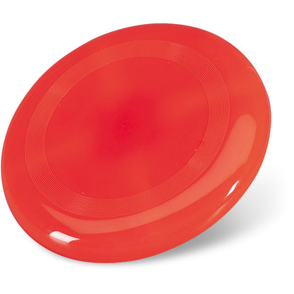 Disco volador de playa rojo